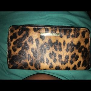 Leopard print wallet